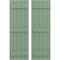 Ekena Millwork Americraft 5-Board, 3 Batten Exterior Real Wood Joined Board-n-Batten Shutters, ARW401BB518X59TGH, PR ARW401BB518X59TGH - alternate 1